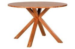 Memphis Natural Round Dining Table